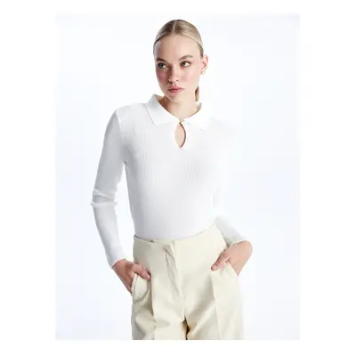 LC Waikiki Polo Neck Plain Long Sleeve Women's Knitwear Sweater