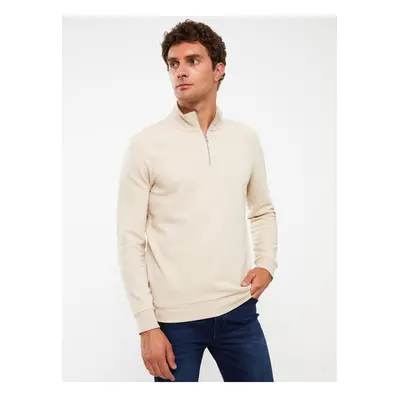 LC Waikiki Stand Collar Long Sleeve Men's Sweatshirt