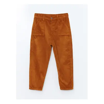 LC Waikiki Corduroy Baby Boy Pants with Elastic Waist