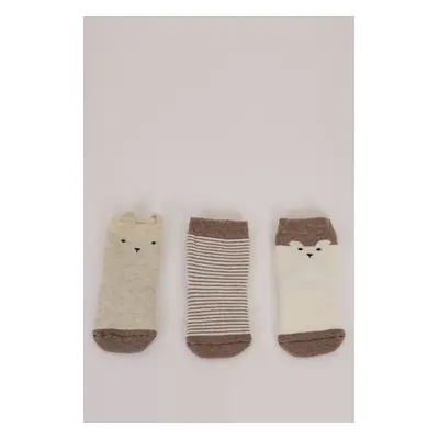 DEFACTO Baby Boy Seamless 3-Pack Cotton Long Socks