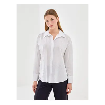 LC Waikiki Lcw Striped Oversize Women's Shirt