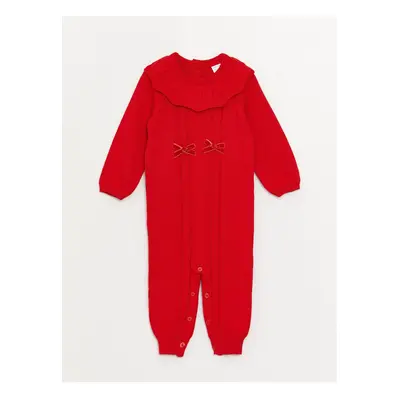 LC Waikiki Crew Neck Baby Girl Jumpsuit