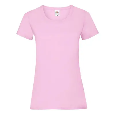 Pink Valueweight Fruit of the Loom T-shirt