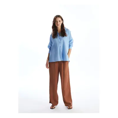 LC Waikiki LCW Women's Elastic Waist Straight Trousers