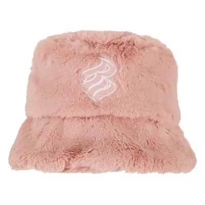 Klobouk Rocawear Carino Fur Bucket Hat růžový