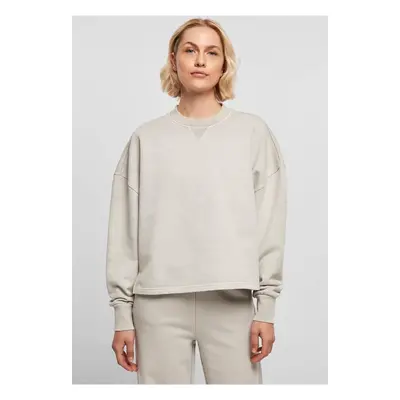 Dámský Heavy Terry Garment Dye Crewneck warmgrey