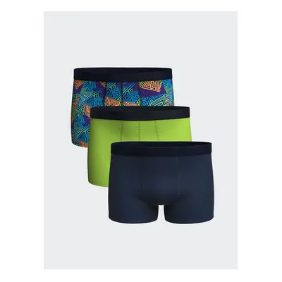 LC Waikiki Standard Mold Flexible Fabric Men's Boxer 3-Piece