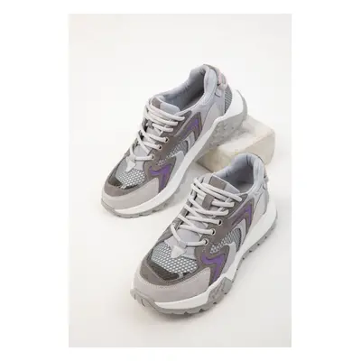 Soho Grey-Purple Women's Sneakers