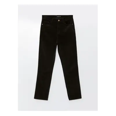 LC Waikiki Slim Fit Velvet Women's Trousers