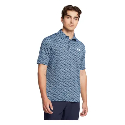 UA Playoff 3.0 Printed Polo-BLU