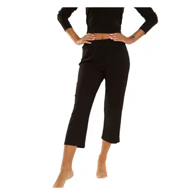 Trousers De Lafense Freya 3/4 S-2XL black