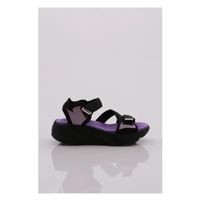 DGN Women's Sandals Black Lilac