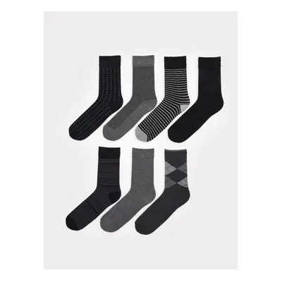 LC Waikiki Men's Printed Socks Pack