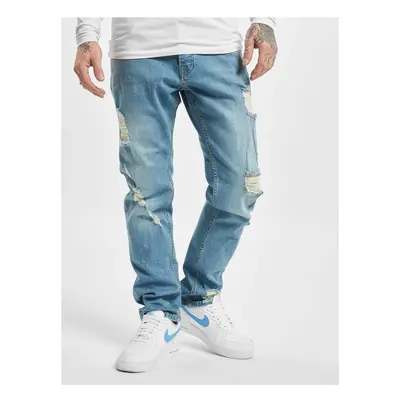 Claudio Slim Fit Jeans modré