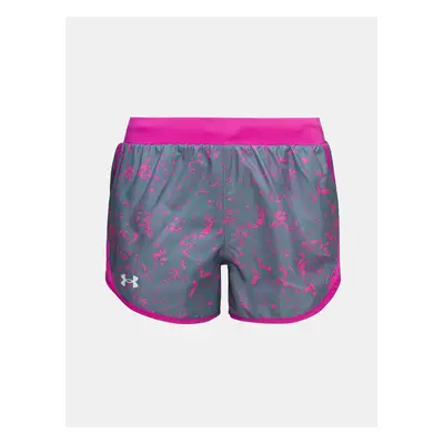 Dámské šortky Under Armour Fly By 2.0 Printed Short Mineral Blue