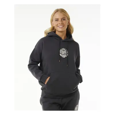 Mikina Rip Curl ICONS OF SURF HERITAGE HOOD Washed Black