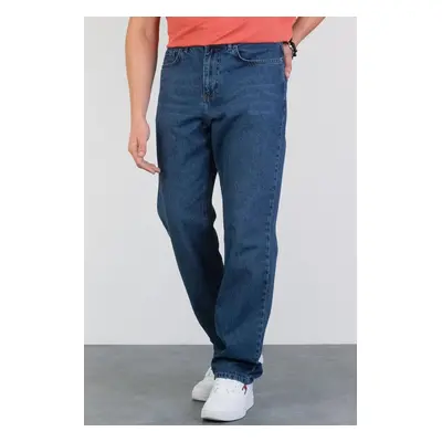 52334 Dewberry Baggy Fit Relaxed Cut Hlt Loose Mens Jeans-BLUE