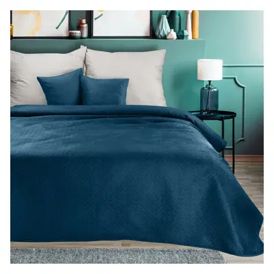 Eurofirany Unisex's Bedspread Navy Blue