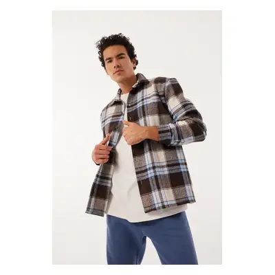 DEFACTO Regular Fit Checkered Lumberjack Long Sleeve Shirt