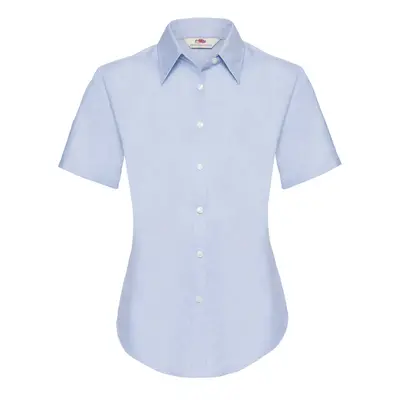 FRUIT OF THE LOOM F16•LADIES SHORT SLEEVE OXFORD SHIRT