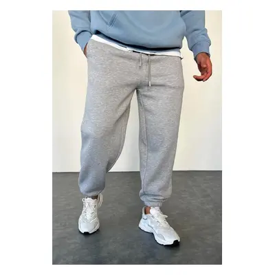 84184 Dewberry Thread Mens Sweatpants-GREY