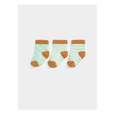 LC Waikiki Lcwk Printed Baby Boy Socks 3-Piece