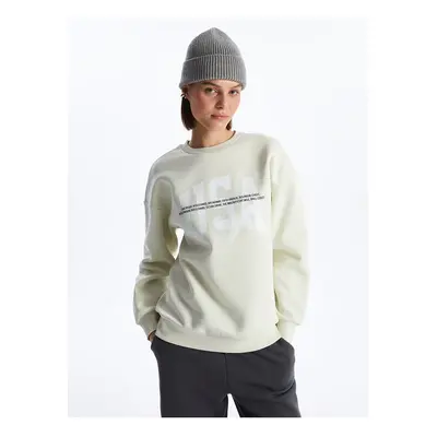 LC Waikiki Lcw Crew Neck Printed Long Sleeve Women's Sweatshirt