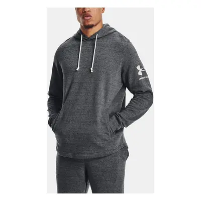 Pánská mikina Under Armour RIVAL TERRY HOODIE-GRY