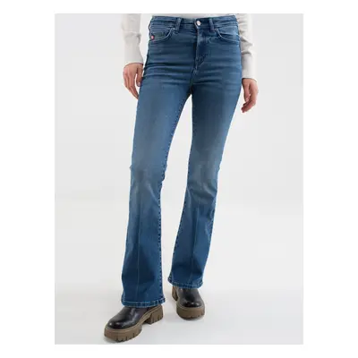 Big Star Woman's Trousers Medium Denim-302