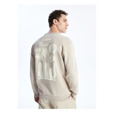 LC Waikiki Crew Neck Long Sleeve Printed Men's Sweatshirt