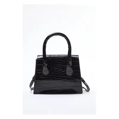 Trendyol Black Textured Cross Strap Women's Mini City Bag