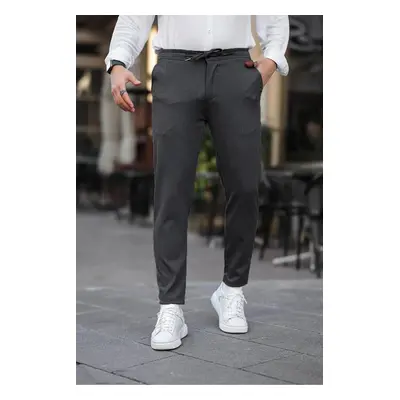 34958 Dewberry Slimfit Jogger Seasonal Mens Trousers-ANTHRACITE