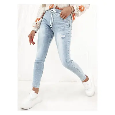 Spodnie damskie jeansowe STYLEFIT niebieskie Dstreet