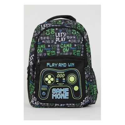 DEFACTO Boy Game Patterned School Bag