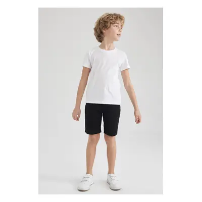 DEFACTO Boy's Gabardine Basic Shorts