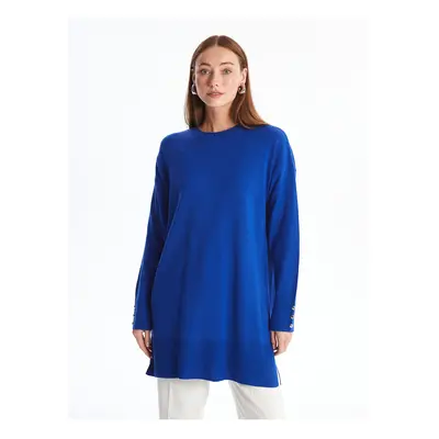 LC Waikiki Lw - Crew Neck Plain Long Sleeve Women's Knitwear Tunic