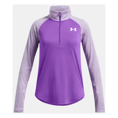 Under Armour Dívčí tričko Tech Graphic 1/2 Zip - Holky