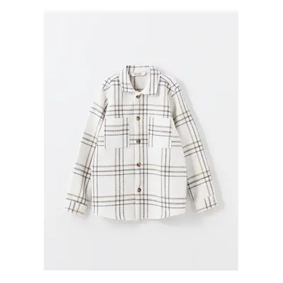 LC Waikiki Plaid Long Sleeve Boy Shirt Jacket