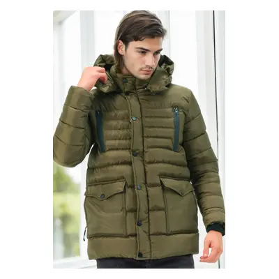 M8657 DEWBERRY MEN'S COAT-KHAKI-1