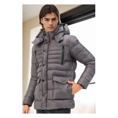 M8657 DEWBERRY MEN'S COAT-ANTHRACITE-1