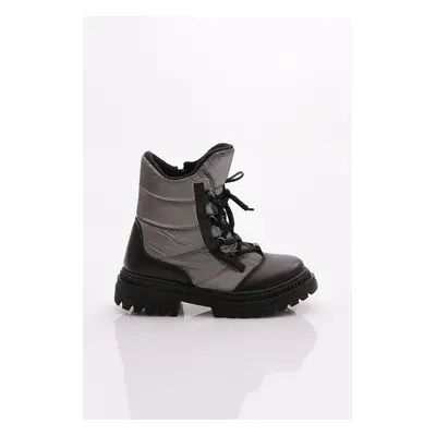 DGN K100 Women's Lace-Up Boots PLATINUM