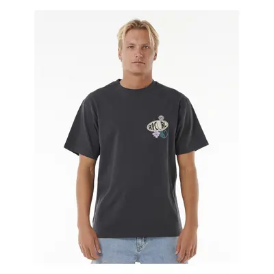 Tričko Rip Curl SUN BUZZED TEE Washed Black