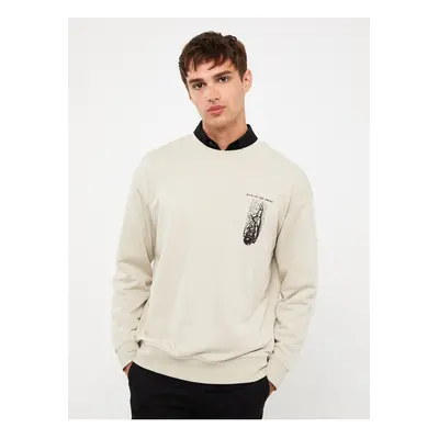 LC Waikiki Crew Neck Long Sleeve Printed Men's Sweatshirt