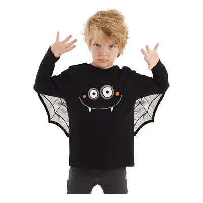 Denokids Halloween Halloween Boy Black Long Sleeve T-shirt