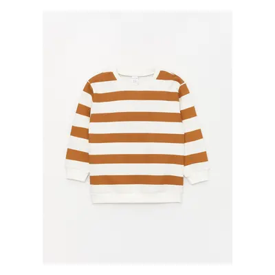 LC Waikiki Crew Neck Long Sleeve Striped Baby Boy Sweatshirt