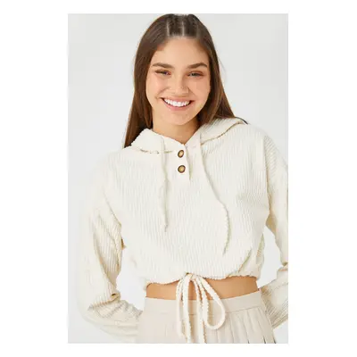 Koton Women's Beige Sweatshirt