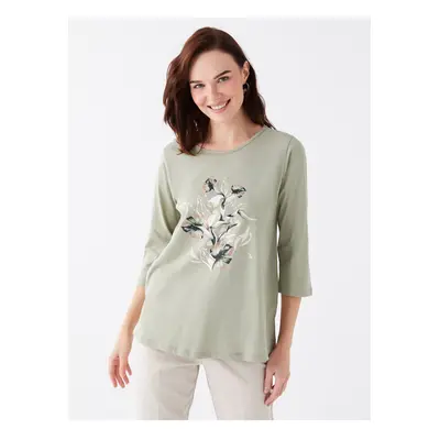 LC Waikiki Crew Neck Floral Women's Blouse