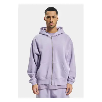 DEF Zip Hoody fialová sepraná