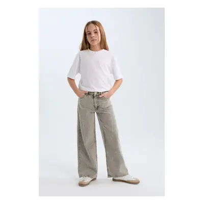 DEFACTO Girl's Wide Leg Wide Leg Pants