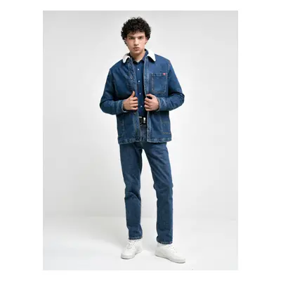 Big Star Man's Jacket Outerwear Medium Denim-488